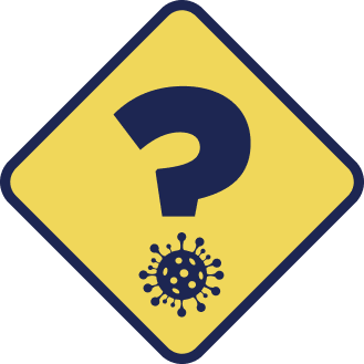 Question mark in a yellow box icon