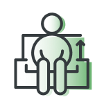 Person in chair icon