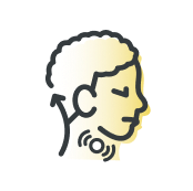 Person with sore throat