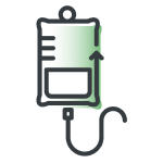 Transfusion bag icon