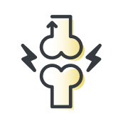 Bones with alert icon