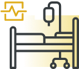 Hospital bed icon